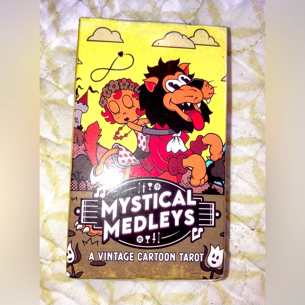 Mystical Medleys A Vintage Cartoon Tarot Cards Deck by Gary Hall New in Box!